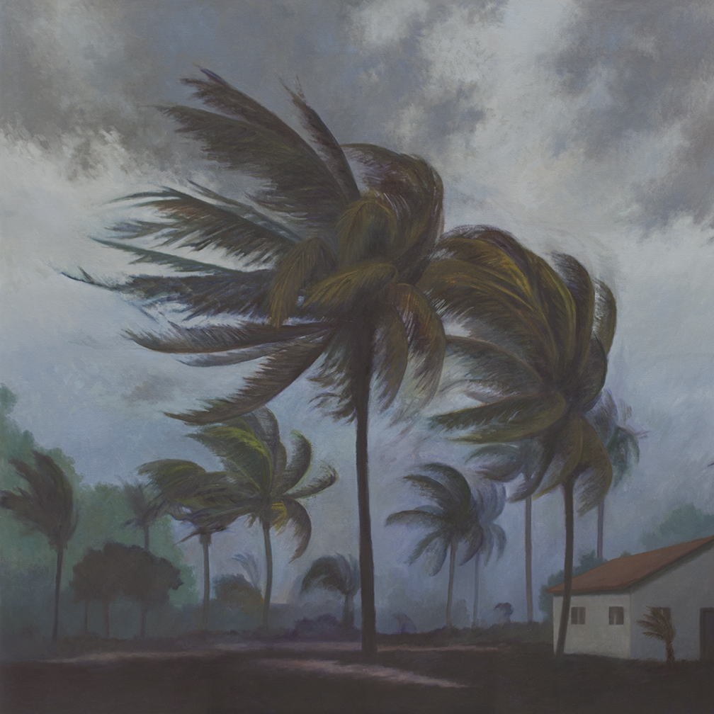 Palm Trees in a Storm